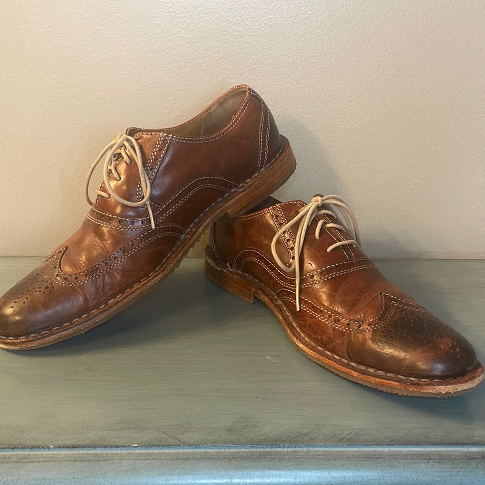 brown Men’s 8 sebago oxfords